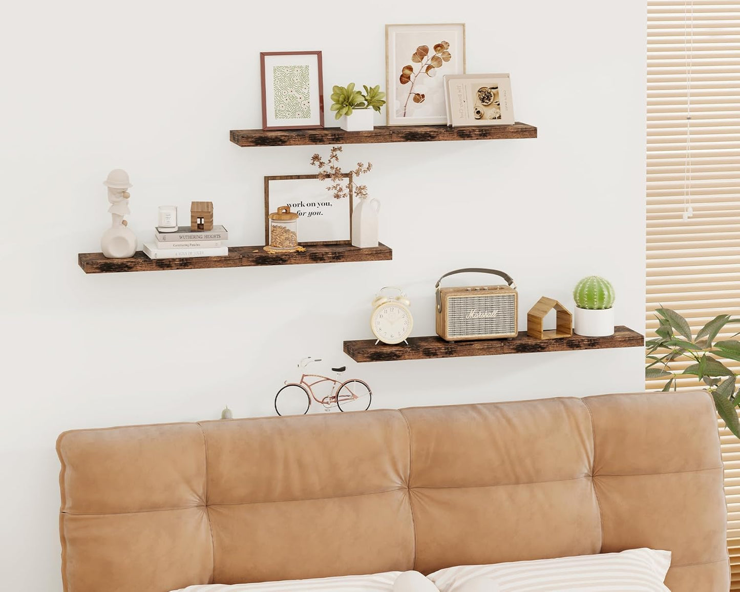 Floating Wall Shelves (Set of 3)