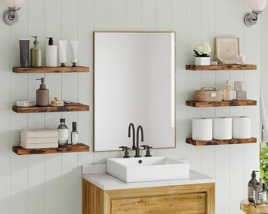 Floating Wall Shelves (Set of 3)