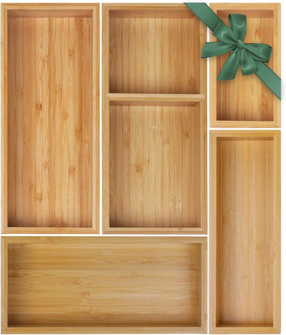 Bamboo Desk & Drawer Organizer