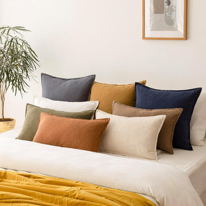 Decorative Linen Cushion Covers (Set of 4)